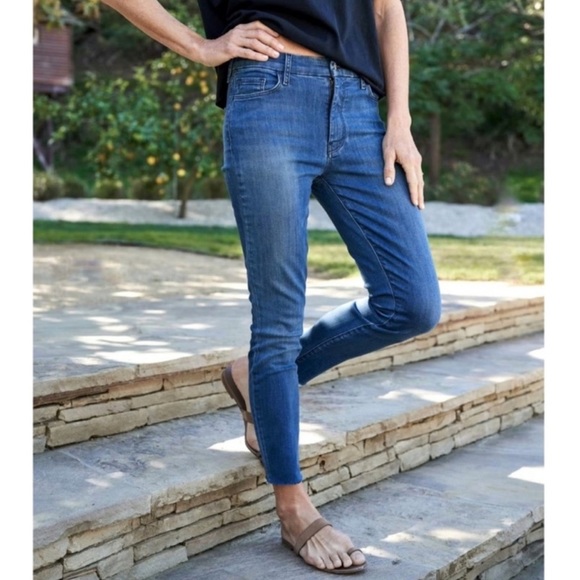Frank & Eileen Denim - Frank & Eileen Sligo High Rise Skinny Denim Stretchy Jeans Blue 28